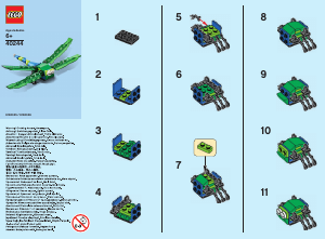 Manual de uso Lego set 40244 Promotional Libélula