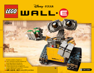Priručnik Lego set 21303 Ideas Wall-E