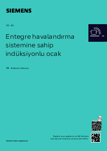 Kullanım kılavuzu Siemens ED811BS16E Ocak