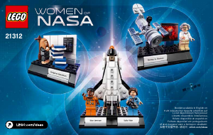 Manuale Lego set 21312 Ideas Le donne della NASA