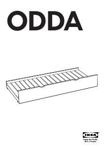 Manual de uso IKEA ODDA (under) Estructura de cama