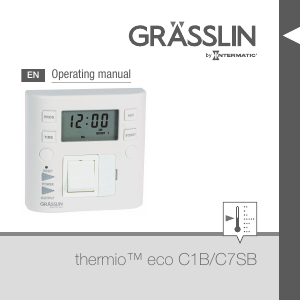 Manual Grässlin Thermio Eco C1B Thermostat