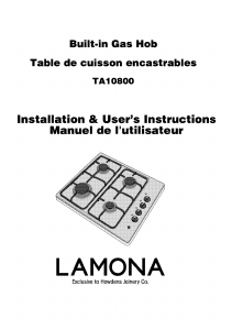 Handleiding Lamona TA10800 Kookplaat