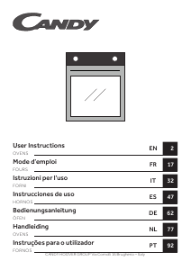 Manual de uso Candy PCI26PCXCI633C Horno