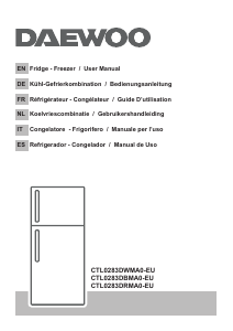 Bruksanvisning Daewoo CTL0283DWMA0-EU Kyl-frys