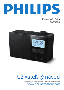 Návod Philips TAR5600 Rádiobudík