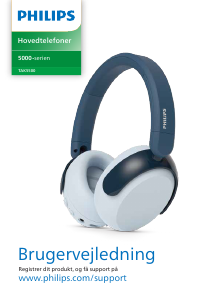 Brugsanvisning Philips TAK5500AL Hovedtelefon
