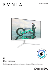 Manual Philips 27M2N3501PA Evnia LED Monitor