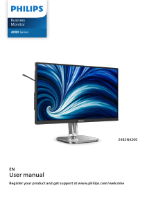 Manual Philips 24B2N4200 LED Monitor