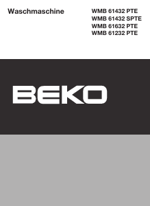 Bedienungsanleitung BEKO WMB 61232 PTE Waschmaschine