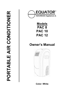 Manual Equator PAC 10 Air Conditioner