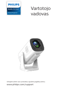 Vadovas Philips NPX250 NeoPix Projektorius