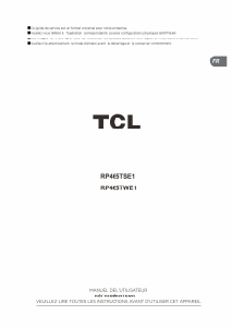 Mode d’emploi TCL RP465TWE1 Réfrigérateur combiné