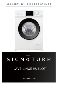 Mode d’emploi Signature SLF8404-ANE Lave-linge