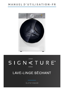 Mode d’emploi Signature SLFS106AD Lave-linge