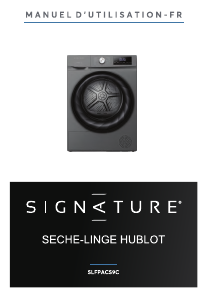 Mode d’emploi Signature SLFPACS9C Sèche-linge
