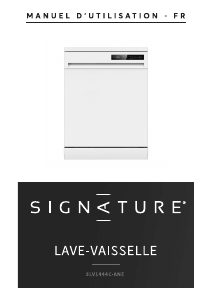 Mode d’emploi Signature SLV1444C-ANE Lave-vaisselle