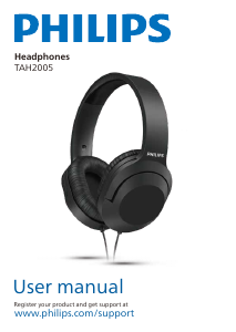 Handleiding Philips TAH2005BK Koptelefoon