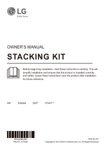 Manual LG DK1E Kit suprapunere