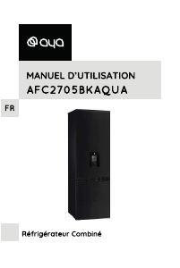 Manual AYA AFC2705BKAQUA Fridge-Freezer