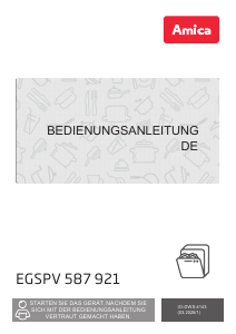 Bedienungsanleitung Amica EGSPV 587 921 Geschirrspüler