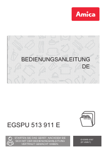 Bedienungsanleitung Amica EGSPU 513 911 E Geschirrspüler