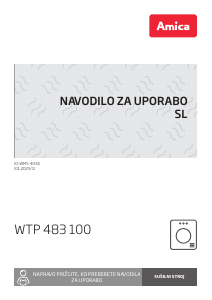 Priročnik Amica WTP 483 100 Sušilni stroj