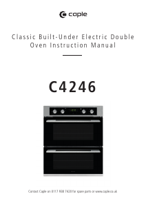 Manual Caple C4246 Oven