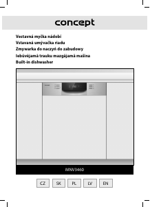 Rokasgrāmata Concept MNV3460 Trauku mašīna
