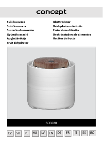 Manual de uso Concept SO3020 Deshidratador