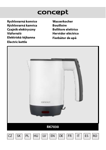 Manual Concept RK7030 Fierbător