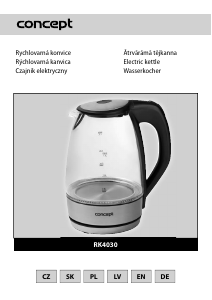 Instrukcja Concept RK4030 Czajnik