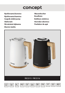 Instrukcja Concept RK3316 Czajnik