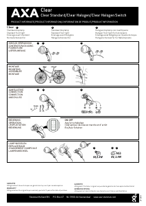 Manual AXA Clear Bicycle Light