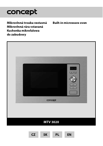 Bruksanvisning Concept MTV3020 Mikrovågsugn