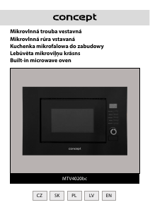 Bruksanvisning Concept MTV4020BC Mikrovågsugn