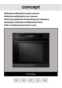 Instrukcja Concept ETV9760DS Piekarnik