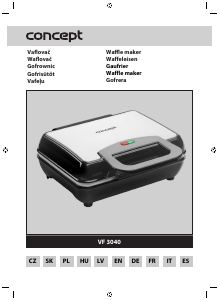 Mode d’emploi Concept VF3040 Gaufrier
