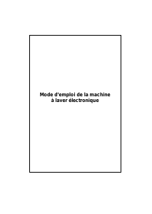 Mode d’emploi Manhattan ML1290A+ Lave-linge