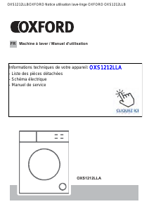 Mode d’emploi Oxford OXS1212LLA Lave-linge