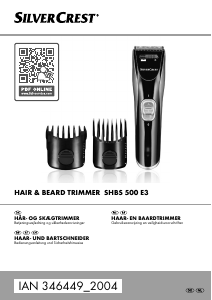 Bedienungsanleitung SilverCrest IAN 346449 Bartschneider