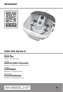 Bedienungsanleitung SilverCrest IAN 400503 Fussbad