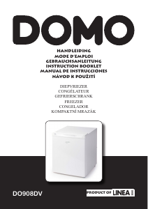 Manual Domo DO908DV Freezer
