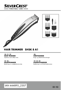 Manual SilverCrest IAN 444895 Hair Clipper