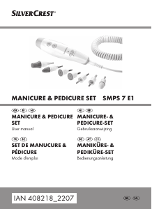 Bedienungsanleitung SilverCrest IAN 408218 Maniküre-pediküre set