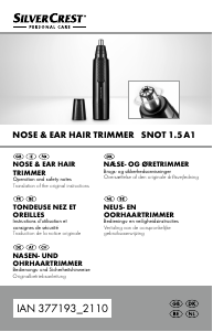 Mode d’emploi SilverCrest IAN 377193 Tondeuse nez