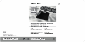 Bedienungsanleitung SilverCrest IAN 360191 Waage