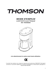 Mode d’emploi Thomson THCO05606 Cafetière