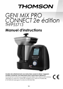 Mode d’emploi Thomson THFP55713 Robot de cuisine