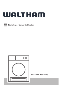 Mode d’emploi Waltham WSL7CPG Sèche-linge